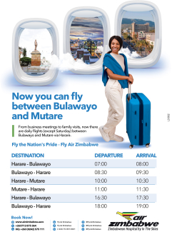 Bulawayo and Mutare Flights